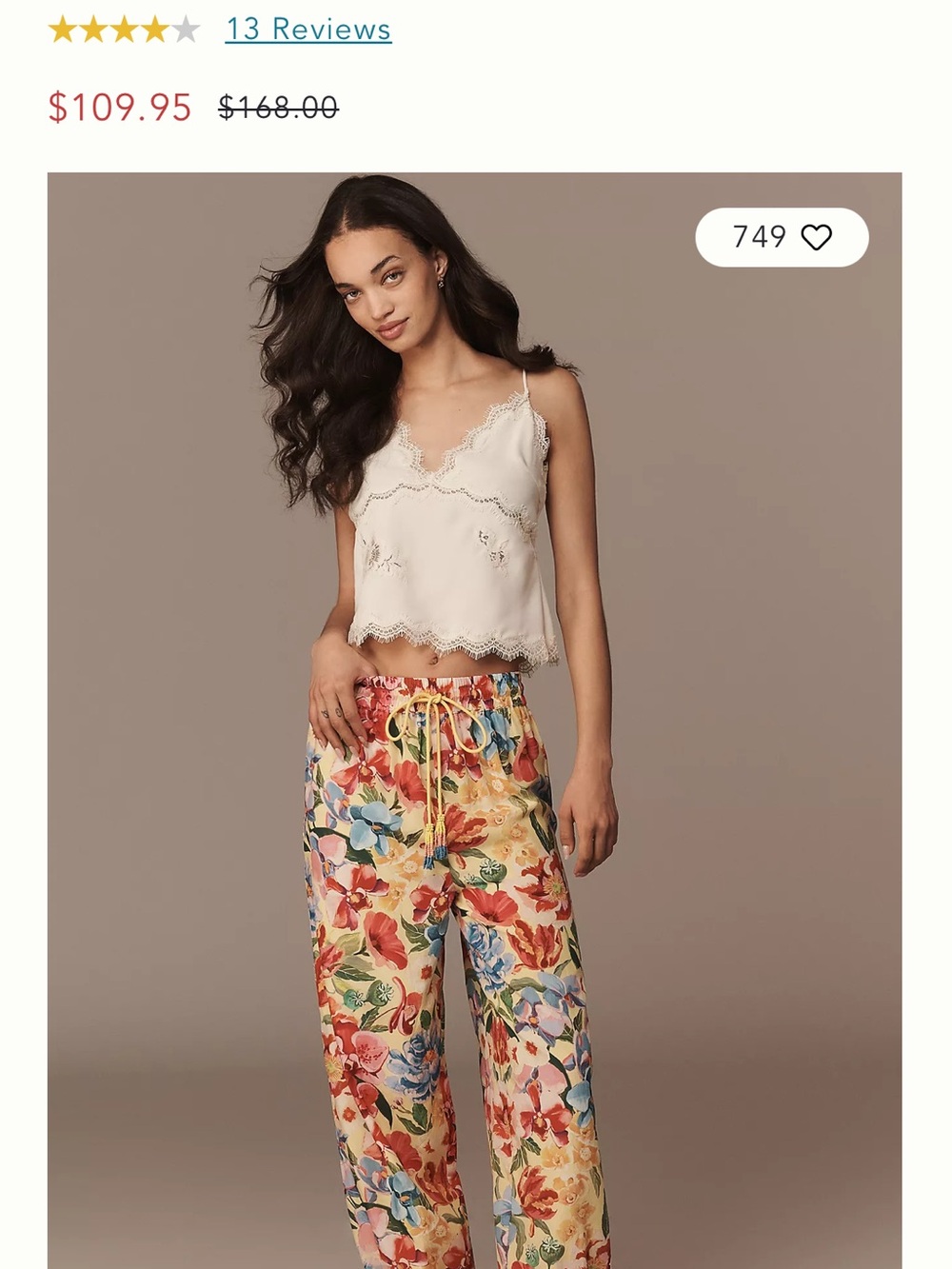 Farm Rio x Anthropologie Printed Balloon Pants Garden Terrace Size Small